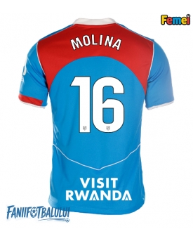 Atletico Madrid Nahuel Molina #16 Tricou Fotbal Replică 2025-26 Femei Treilea